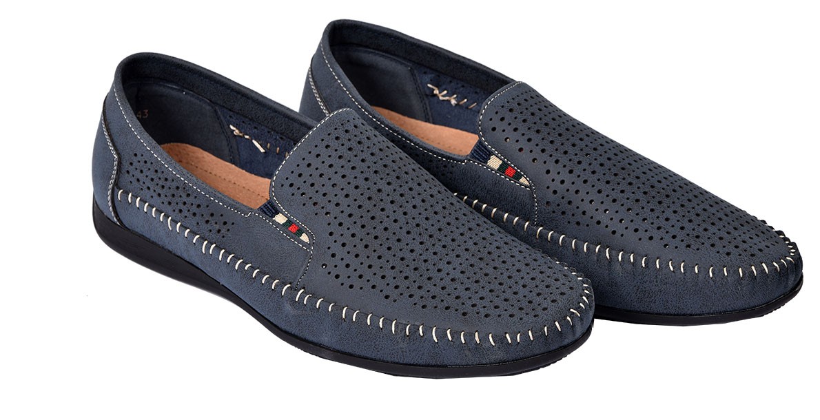 Mocassins pour Homme Doublure CUIR PREMIUM- Chaussure d'été Qualité et Confort - Foto 5 di 8