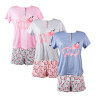 Pyjama Court Fille SARA HOMEWEAR