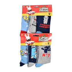 Chaussettes Pack Garçon LAPINS CRETINS