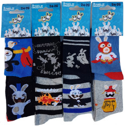 Chaussettes Pack Garçon LAPINS CRETINS