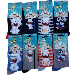 Chaussettes Pack Garçon LAPINS CRETINS