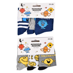 Chaussettes Pack Garçon MONSIEUR MADAME