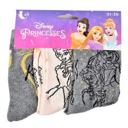 Chaussettes Pack Fille PRINCESSES DISNEY