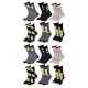 Chaussettes HOMME Licence PACK DE 12 PAIRES SURPRISE