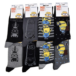 Chaussettes Pack HOMME MOI MOCHE ET MECHANT