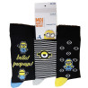 Chaussettes Pack HOMME MOI MOCHE ET MECHANT