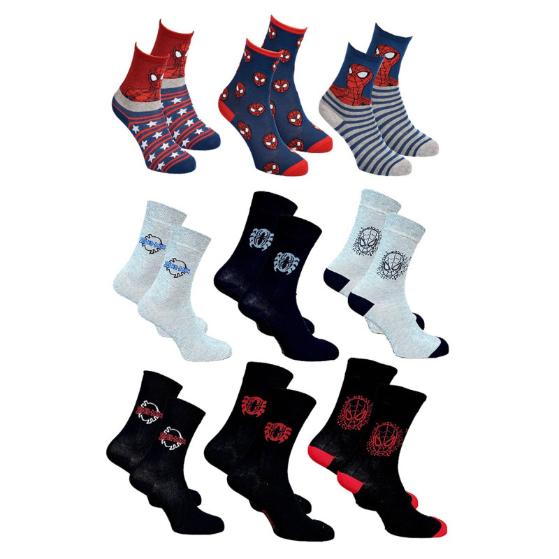 Chaussettes Pack HOMME SPIDERMAN