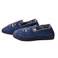 CHARENTAISE Femme Pantoufle PREMIUM BRODEE