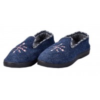 CHARENTAISE Femme Pantoufle PREMIUM BRODEE