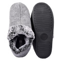 Ozabi Charentaise PREMIUM: Pantofole Uomo Con Velcro, Suola Rigida, Produzione Europea (Taglie 39-46)