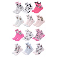 Chaussettes Fille Licence PACK DE 12 PAIRES SURPRISE