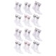 Chaussettes TENNIS SERGIO TACCHINI Lot de 12