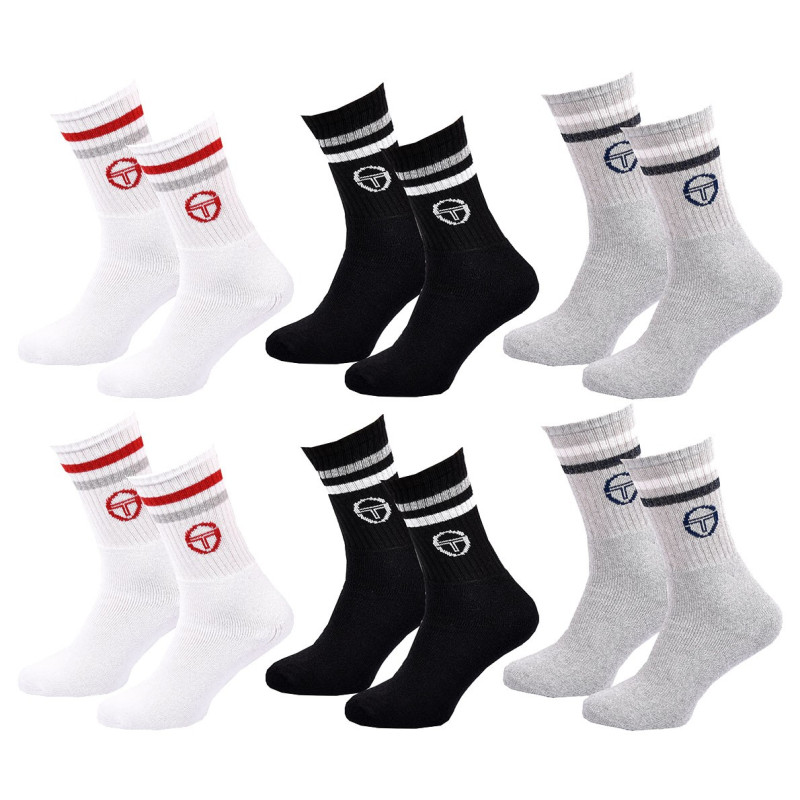 Chaussettes TENNIS SERGIO TACCHINI Lot de 6