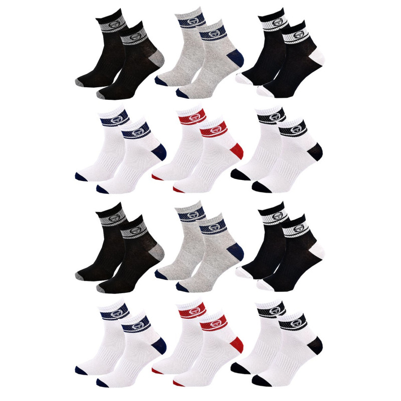 Chaussettes QUARTER SERGIO TACCHINI Lot de 12
