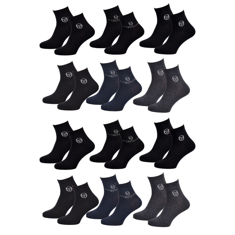 Chaussettes VILLE SERGIO TACCHINI Lot de 12 QUARTER