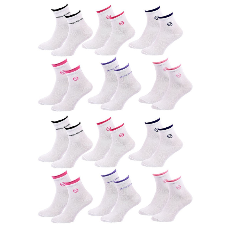 Chaussettes QUARTER SERGIO TACCHINI Lot de 12