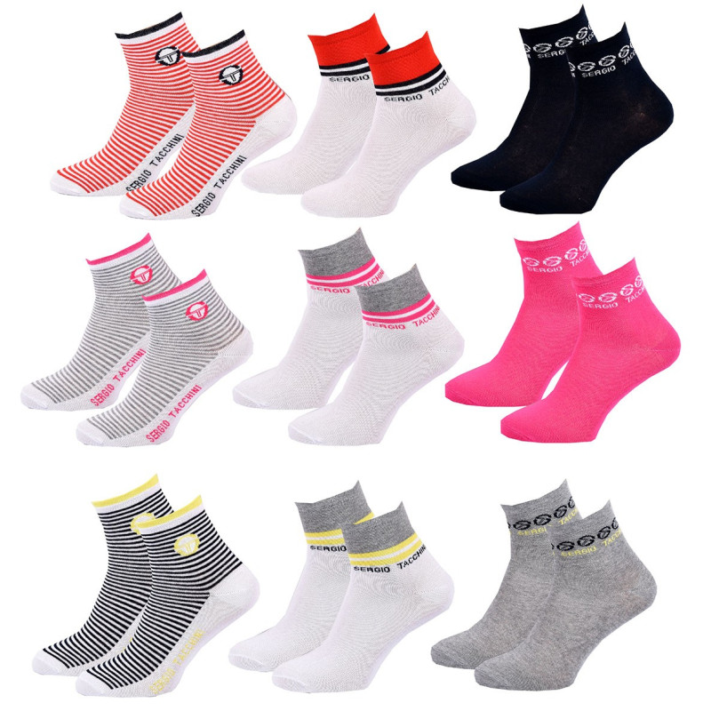 Chaussettes QUARTER SERGIO TACCHINI Lot de 9