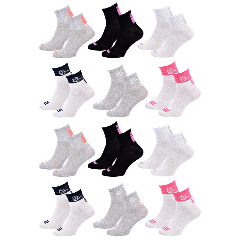 Chaussettes QUARTER SERGIO TACCHINI Lot de 12