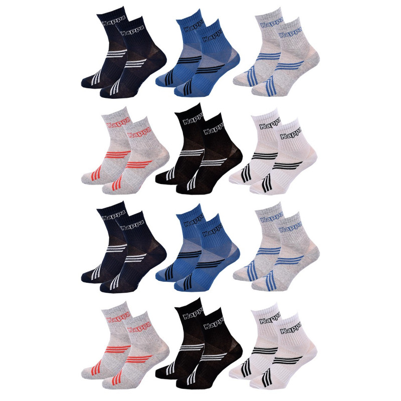 Chaussettes Enfant QUARTER KAPPA Lot de 12