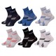 Chaussettes Enfant QUARTER KAPPA Lot de 6