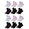 Chaussettes Femme QUARTER KAPPA Lot de 12