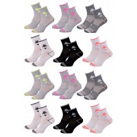 Chaussettes Femme QUARTER KAPPA Lot de 12