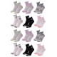 Chaussettes Femme QUARTER KAPPA Lot de 12
