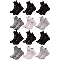 Chaussettes Femme QUARTER KAPPA Lot de 12