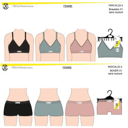 Ensemble Lingerie CXL By LACROIX X3