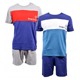 Pyjama Homme Long Sergio Tacchini Jersey Coton - Limited Edition Confortable Et Élégant