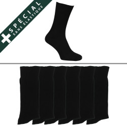 Chaussettes sans élastique homme lot de 6