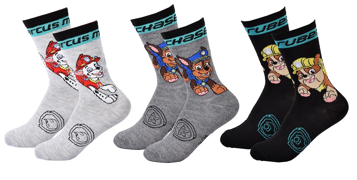 Chaussettes garçon PAW Patrol: La Pat' Patrouille, chaussettes Chaussettes garçon PAW Patrol: La Pat' Patrouille, chaussettes