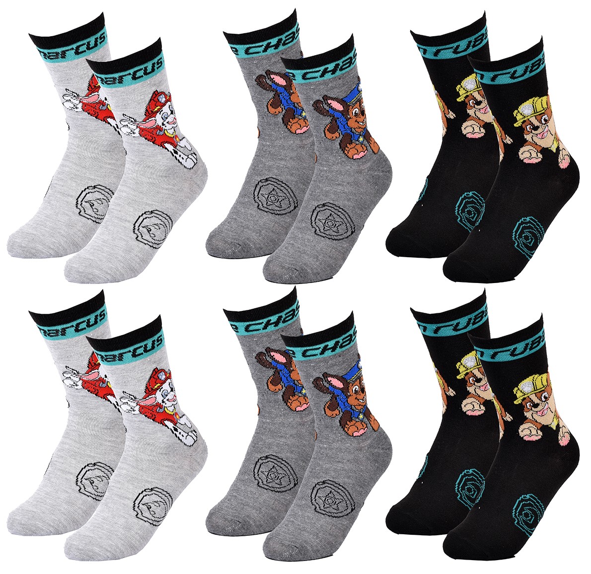Pack Chaussettes Garçon Pat'Patrouille – Lot Surprise 3 Paires, Tailles 23-38, 78% Coton Pack Chaussettes Garçon Pat'Patrouille – Lot Surprise 3 Paires, Tailles 23-38, 78% Coton