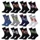 Chaussettes homme Marvel, Avengers,Dc Comics en Coton -Assortiment modèles photos selon arrivages-