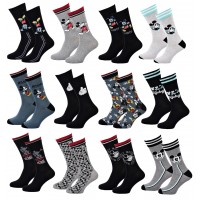 Chaussettes homme Mickey en Coton -Assortiment modèles photos selon arrivages-