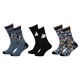 Chaussettes homme Mickey en Coton -Assortiment modèles photos selon arrivages-