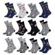 Chaussettes homme Mickey en Coton -Assortiment modèles photos selon arrivages-