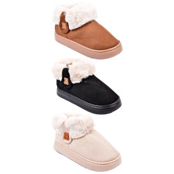 PANTOUFLE Bottine Intérieure Femme Fourrée