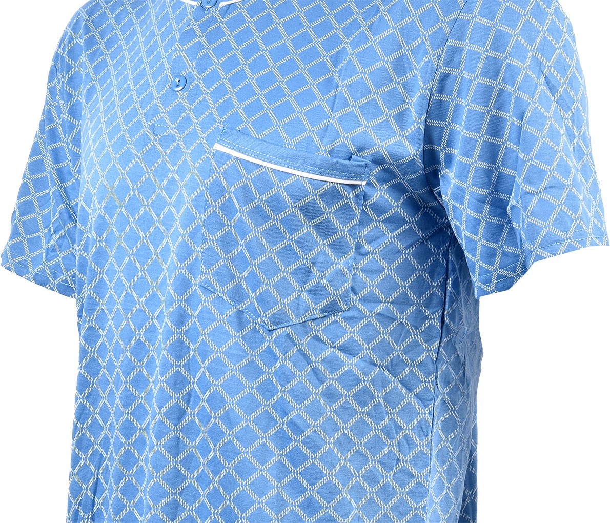 Pyjama Court Homme ECO HOMEWEAR Par Ozabi - Neuf Avec étiquettes, Style Moderne, Fabrication Référence 4680