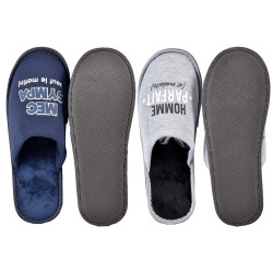 Pantoufles Homme Lot de 2