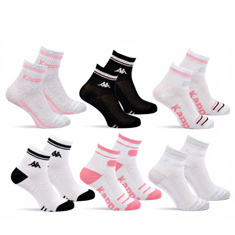 Pack de Chaussettes Femme Quarter KAPPA (Lot de 6)