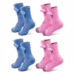 Pack de Paires de Chaussettes Antidérapantes Enfant LILO & STITCH (Lot de 4)