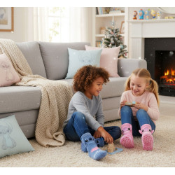 Pack de Paires de Chaussettes Antidérapantes Enfant LILO & STITCH (Lot de 4)