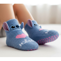 Pack de Paires de Chaussettes Antidérapantes Enfant LILO & STITCH (Lot de 4)