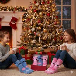 Pack de Paires de Chaussettes Antidérapantes Enfant LILO & STITCH (Lot de 4)