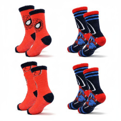 Pack de Chaussettes Antidérapantes Enfant MARVEL SPIDER-MAN (Lot de 4)
