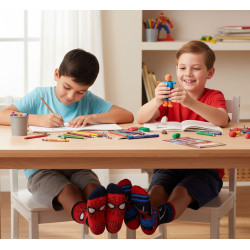 Pack de Chaussettes Antidérapantes Enfant MARVEL SPIDER-MAN (Lot de 4)