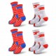 Pack de Chaussettes Antidérapantes Enfant PAT PATROUILLE (Lot de 4)