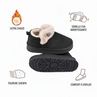 Pantoufles charentaises montantes