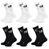 Quiksilver Chaussettes Homme Crew – Pack Lot 6 Paires Sport Cushioned